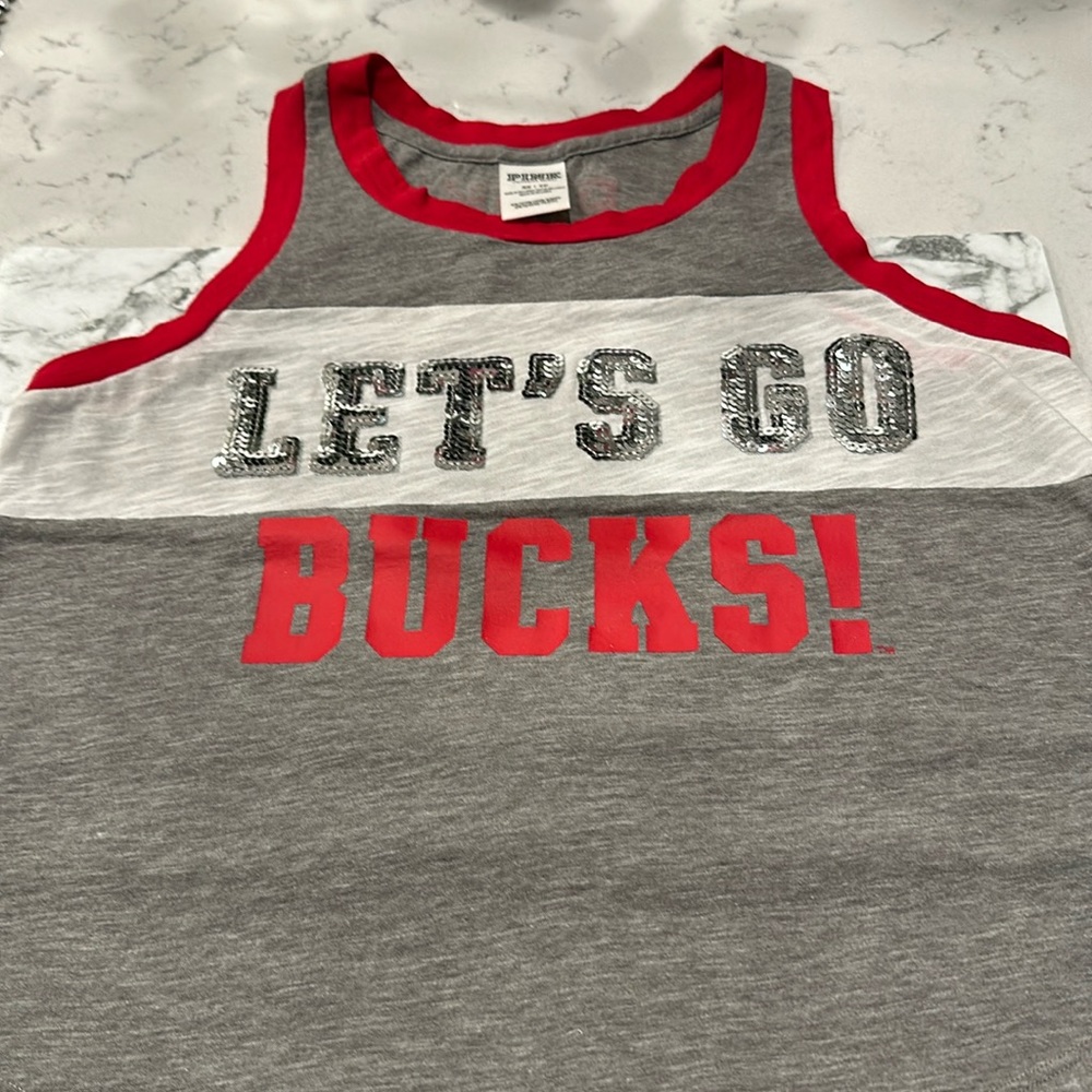 Pink Victoria’s Secret Ohio State Buckeyes Top